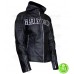 Women's Reflective Skull Biker Jacket